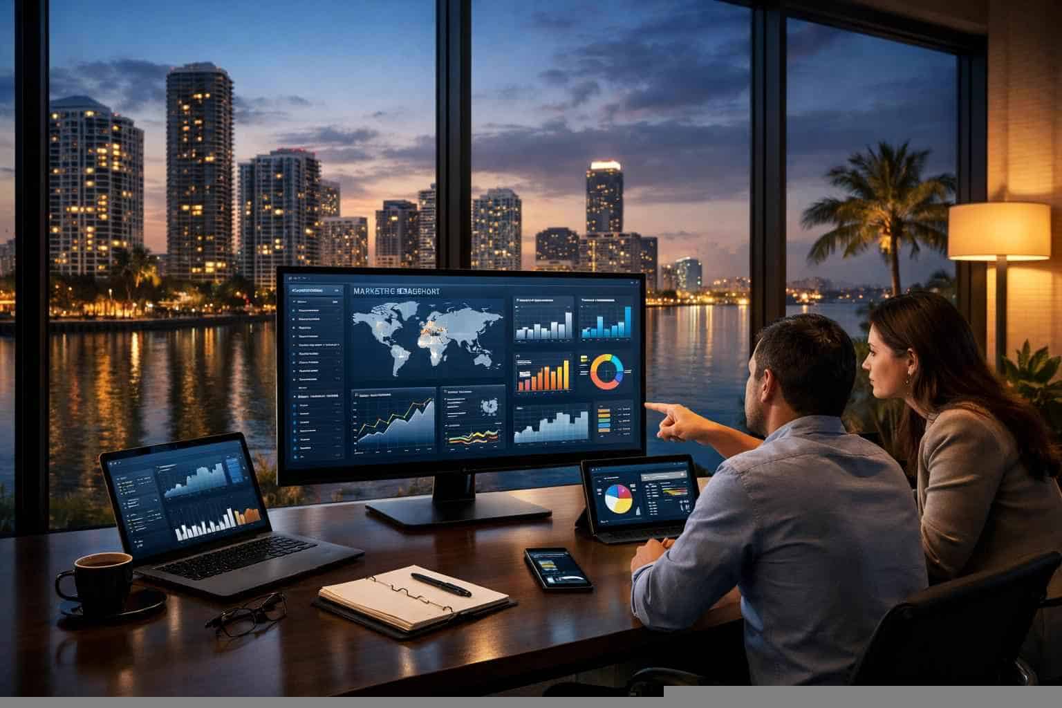 Marketing Dashboard Development Services in Miami FL