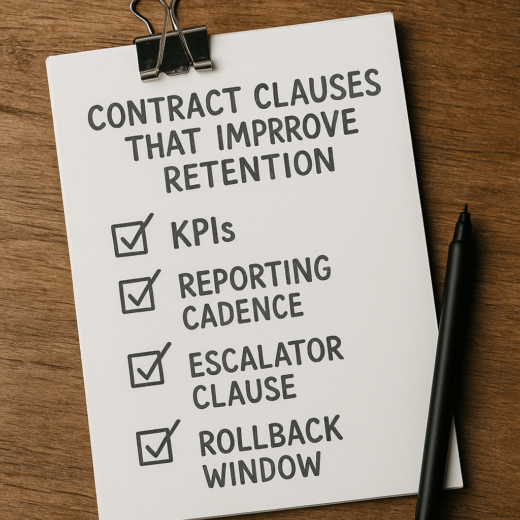 Lever 2: Contracting, Pricing, and Escalator Clauses