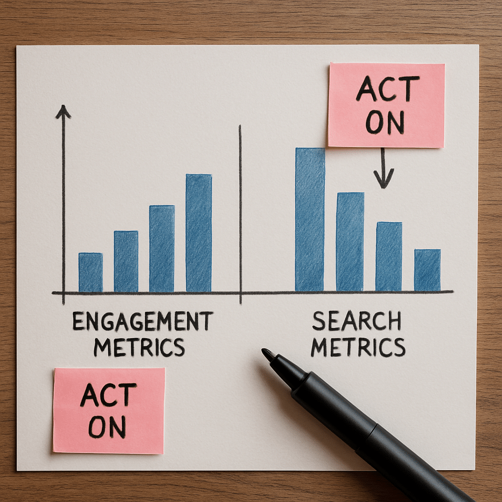 What metrics and tooling show AI visibility is working?